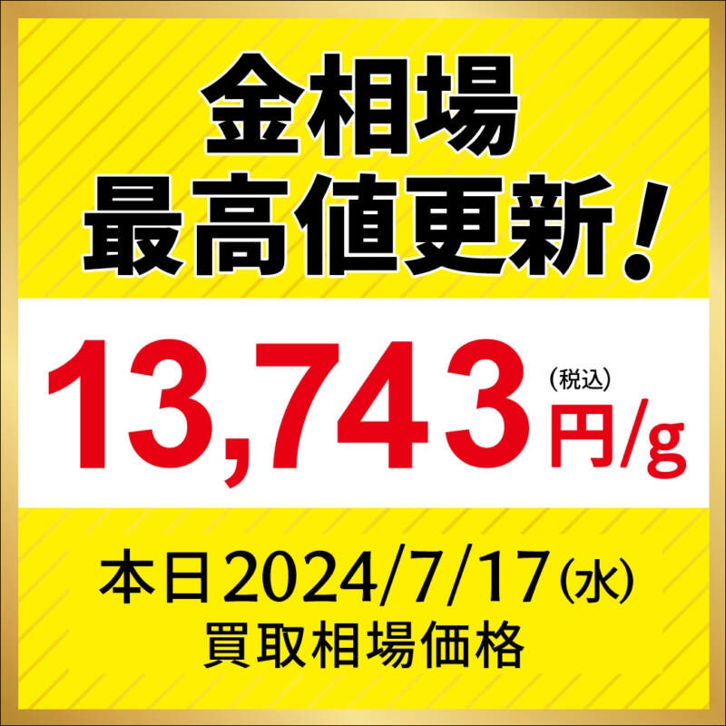 ‼️金相場最高値更新‼️