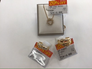 ✨✨リサイクルジュエリー全品20%OFF✨✨