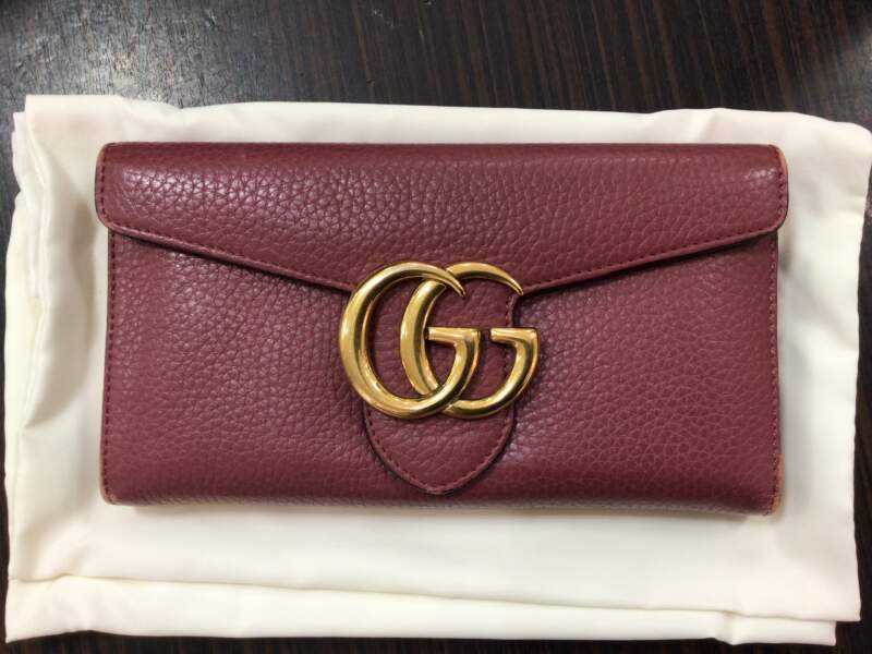 GUCCI  長財布　お買取りしました