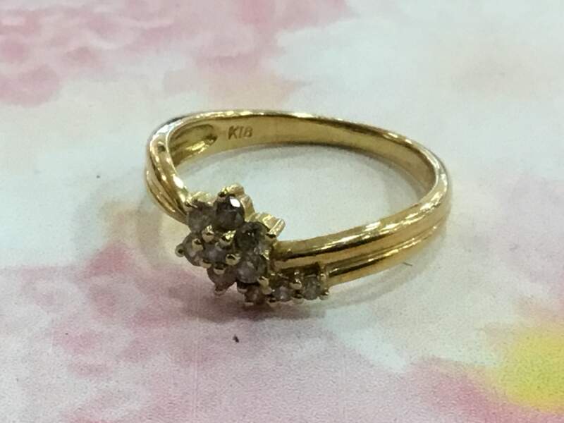 K18 ダイヤモンドリング💍