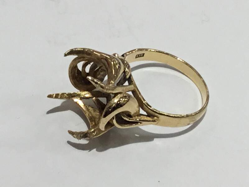 K18 石無しリング💍