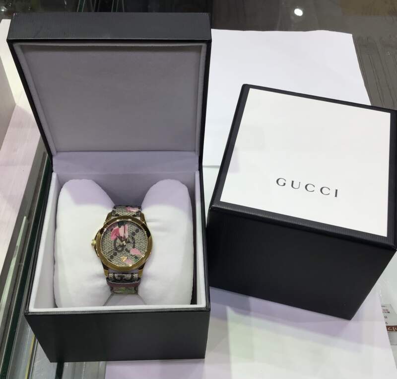 GUCCI 時計　をお買取しました。