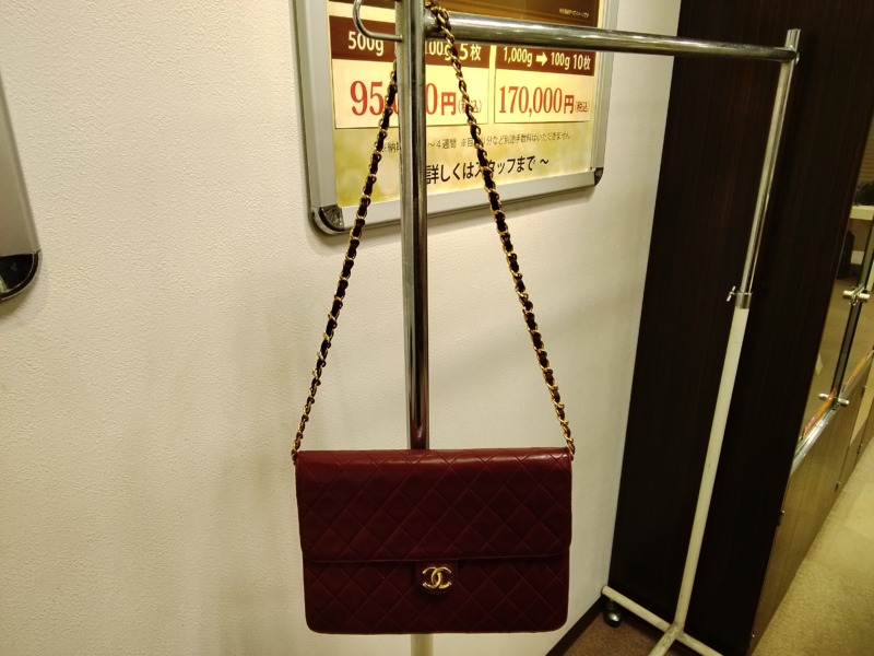 CHANELマトラッセチェーンショルダーをお買取りしました。